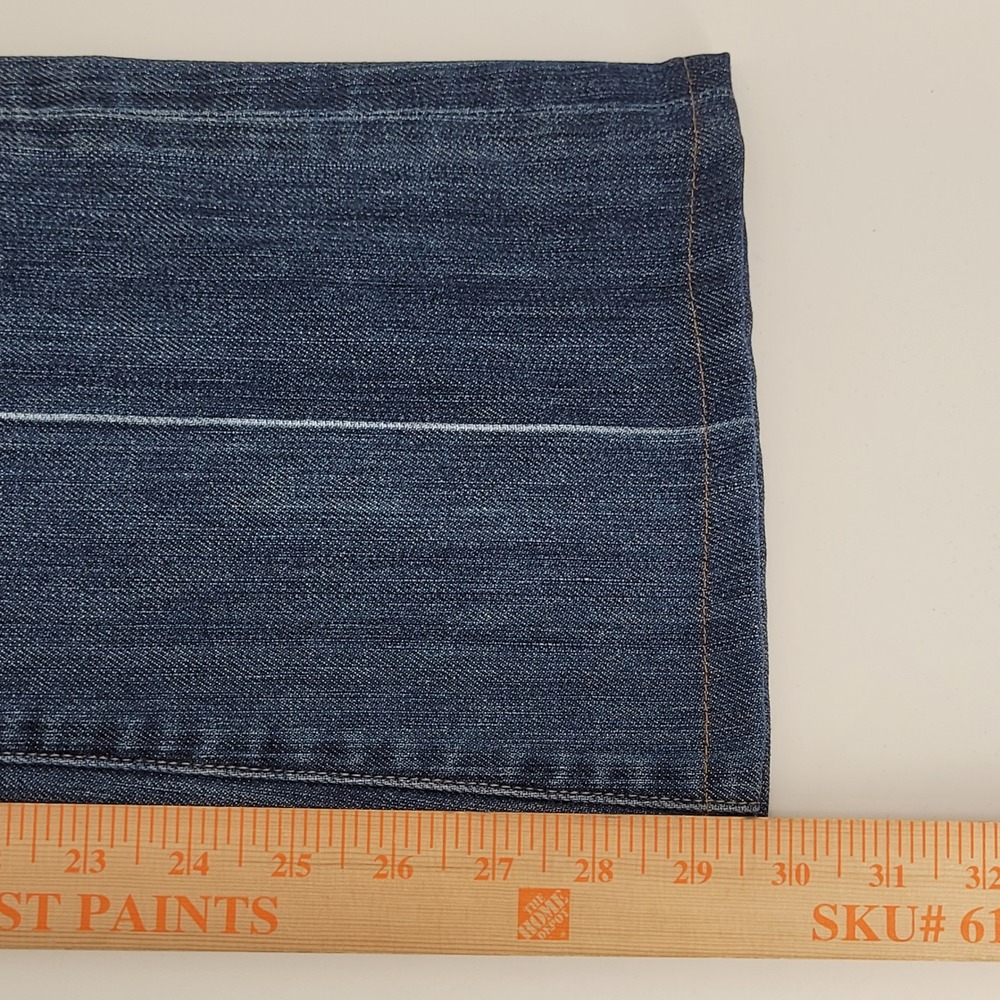7 For All Mankind Flare Jeans 27 Blue U076080UIL-080U Mid Rise Womens Seven - Picture 6 of 8